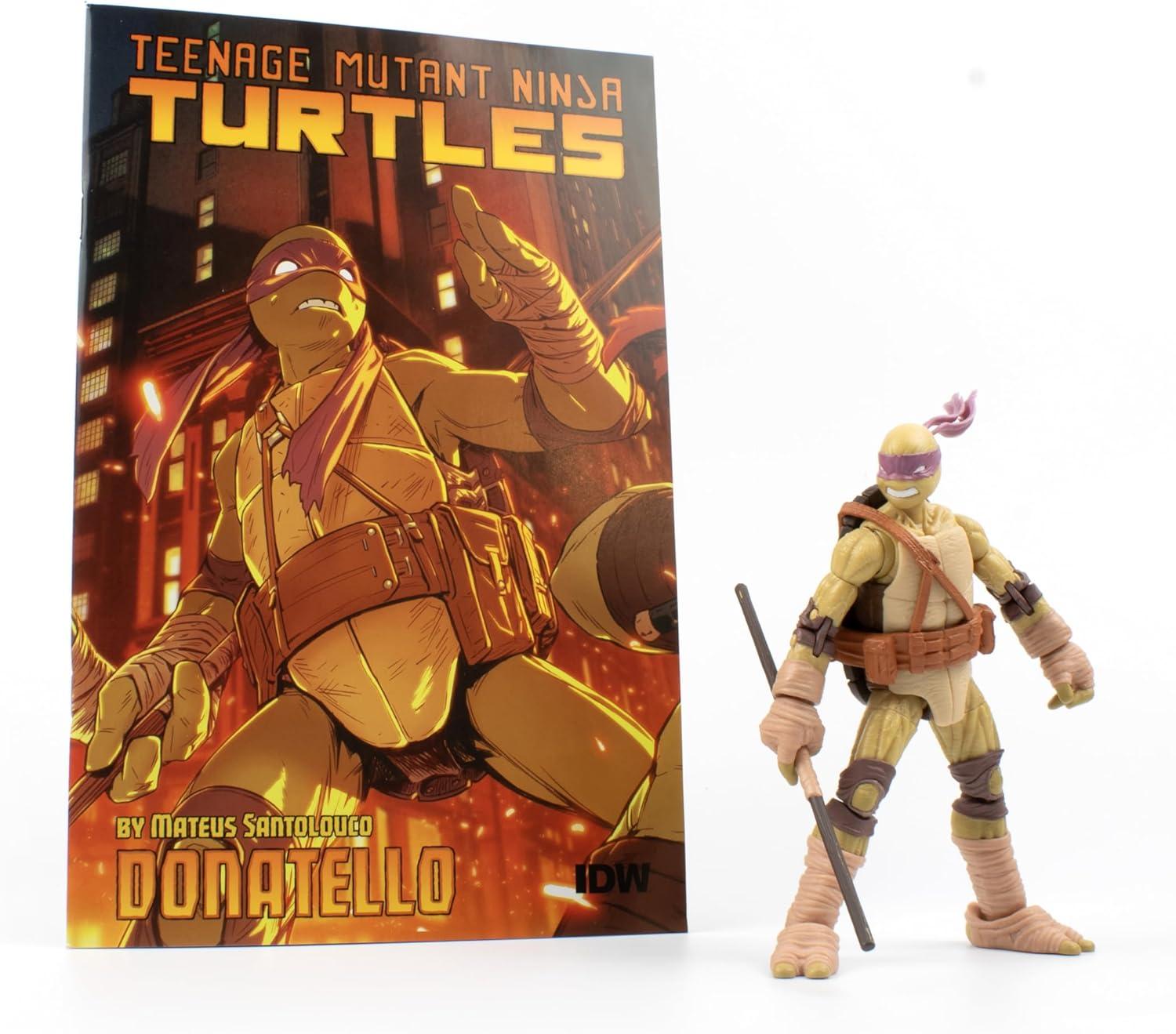 Teenage Mutant Ninja Turtles Donatello 5-inch Action Figure and Comic Set