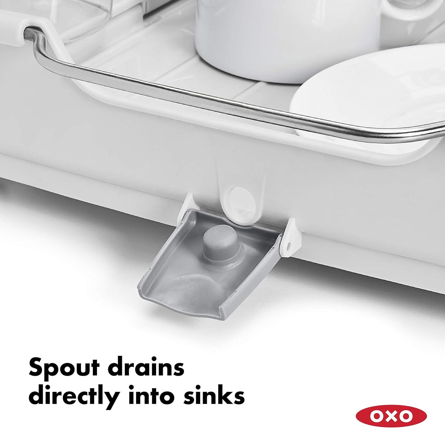 OXO OXO Stainless Steel Countertop Dish Rack