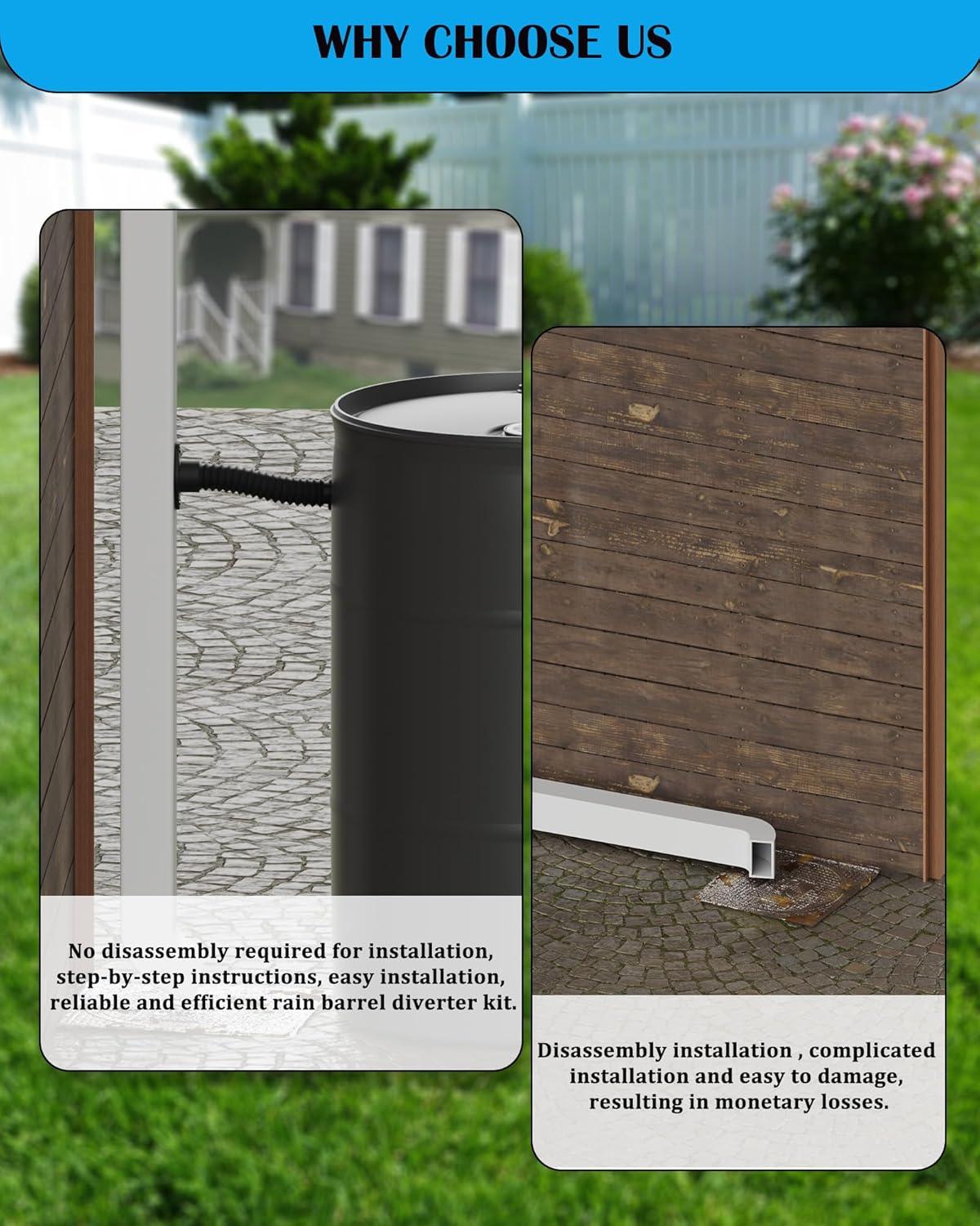 Good Ideas Rain Wizard FlexiFit Diverter System & Reviews | Wayfair