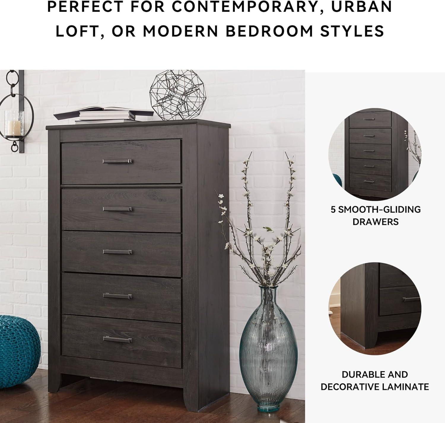 Zelen 5 Drawer 34.25" W Chest