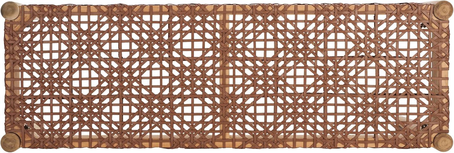 Kazbah 47" Genuine Leather Bench