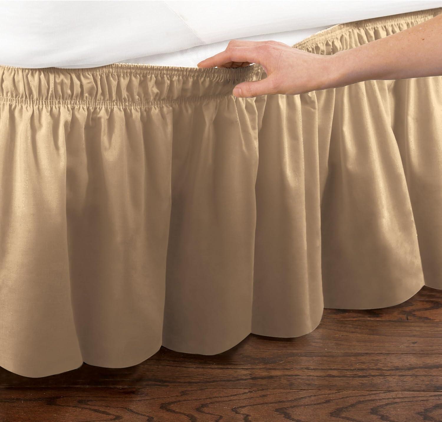 Ruffled Wrap Around Bed Skirt