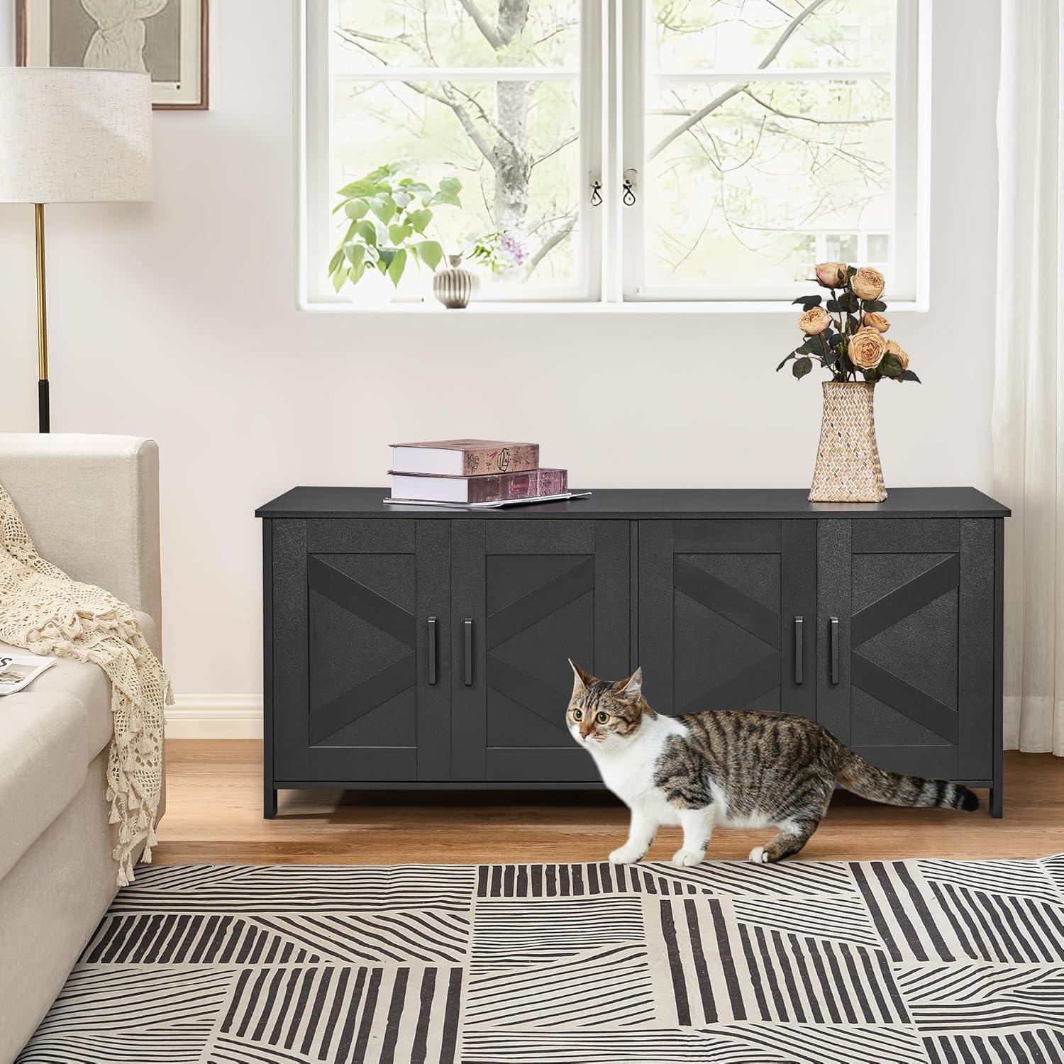 Tucker Murphy Pet™ Cat Litter Box Enclosure