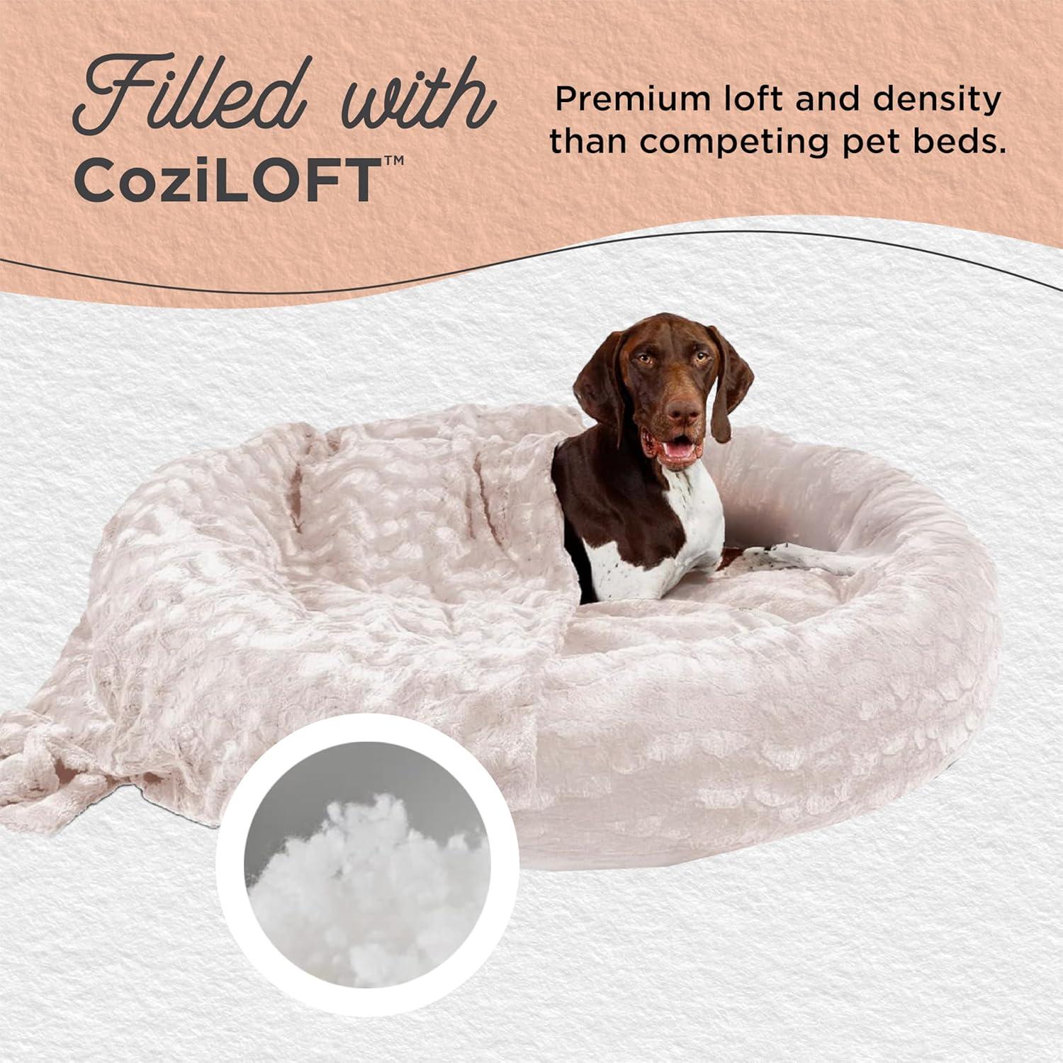 Best Friends By Sheri Best Friends by Sheri Bundle The Original Calming Lux Donut Cuddler Pet Bed/Throw