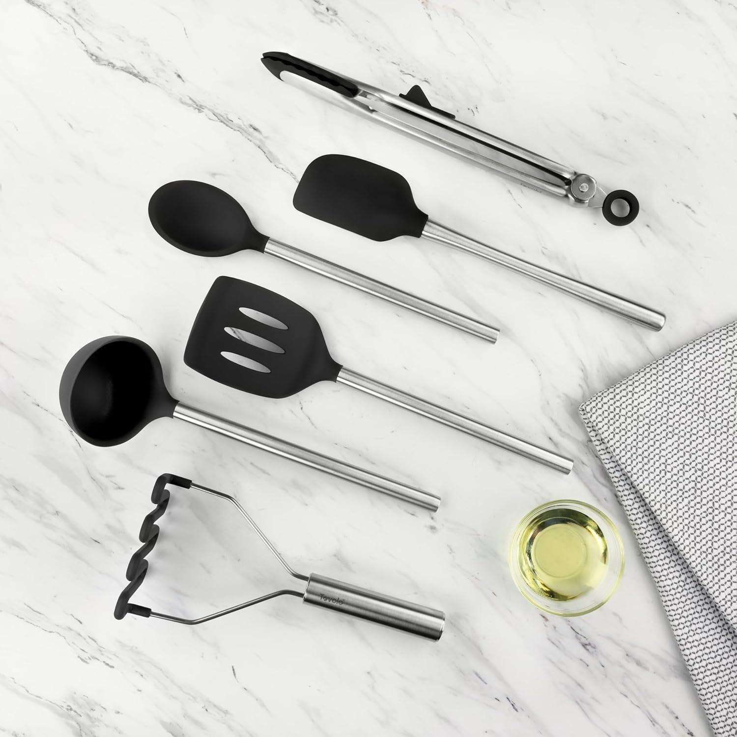 Tovolo Silicone Utensil Set of 6 - Black