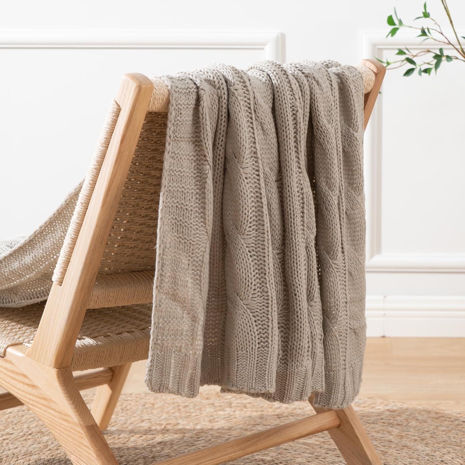 Soft Knitted Knitted Throw Blanket