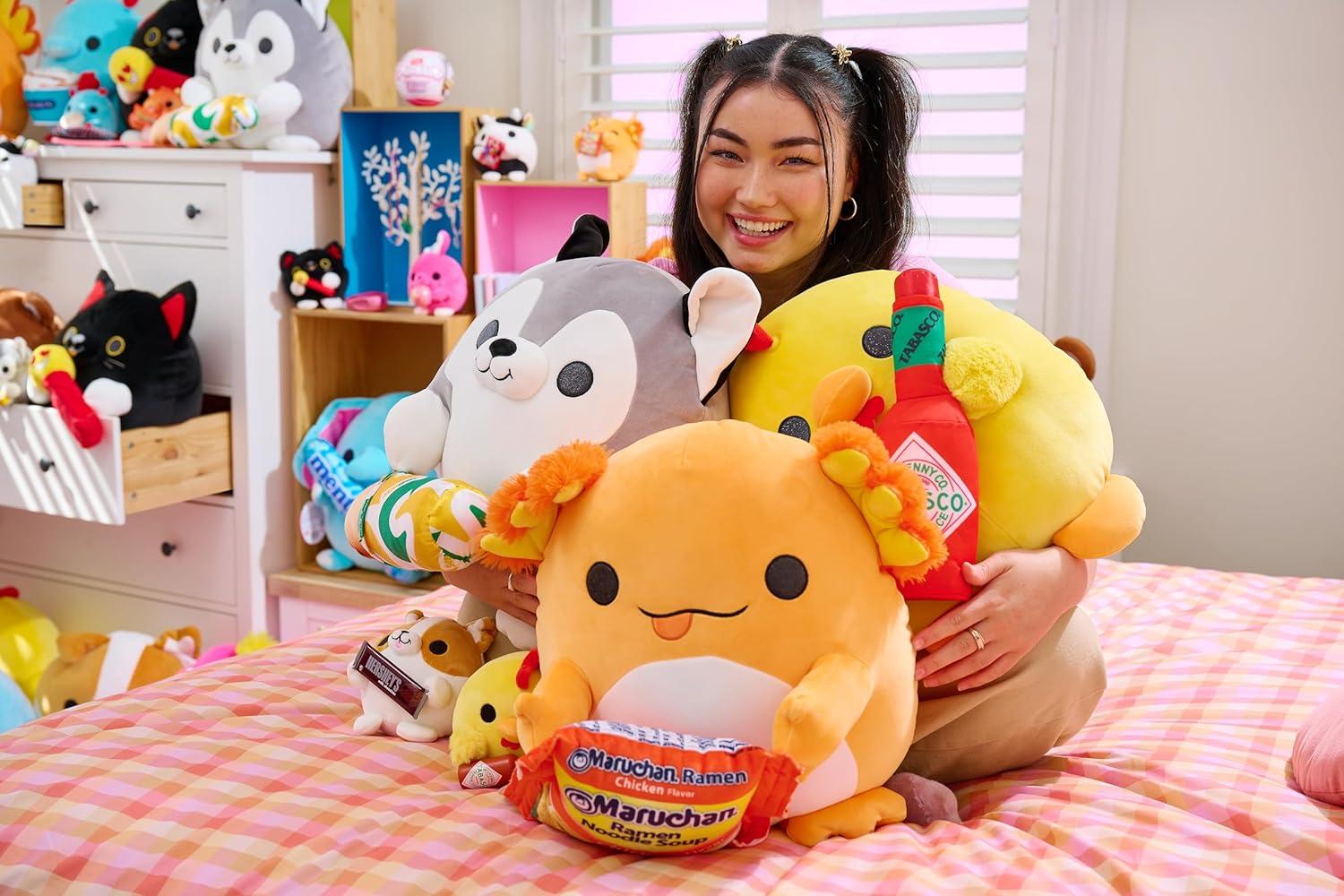 Snackles (Bazooka) Unicorn Super Sized 14 inch Plush by ZURU, Ultra Soft Plush, Collectible Plush with Real Licensed Brands, Stuffed Animal