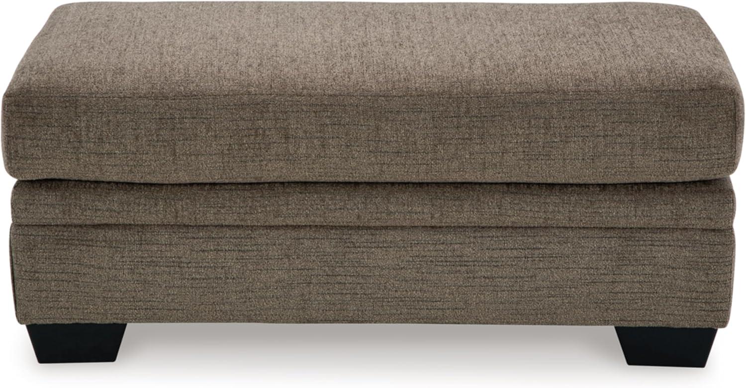 Signature Design by Ashley Stonemeade Upholstered Ottoman, Nutmeg Brown