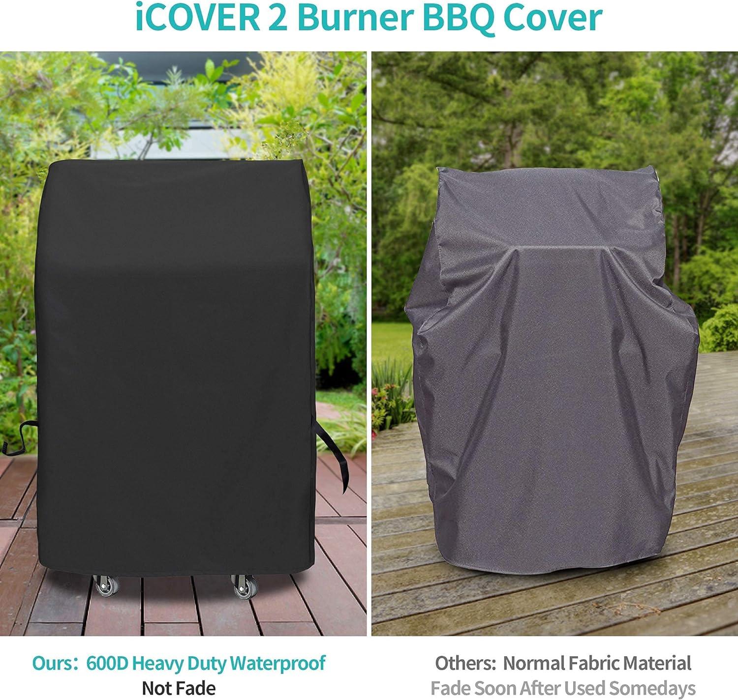 Black Heavy Duty Waterproof Grill Cover for 30 Inch Grills