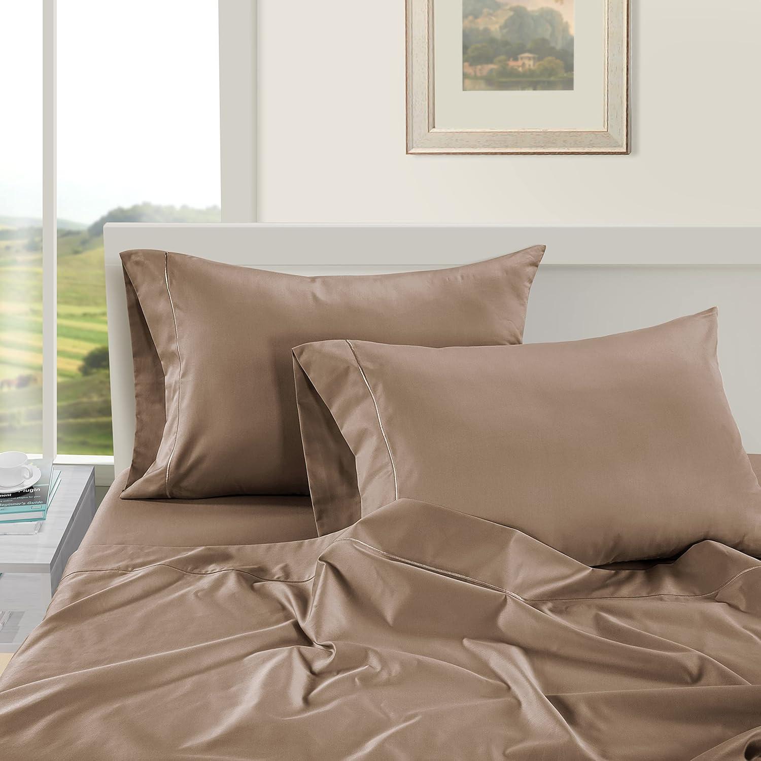 Luxury Egyptian-Quality Cotton 650 Thread Count Sateen Sheet Set