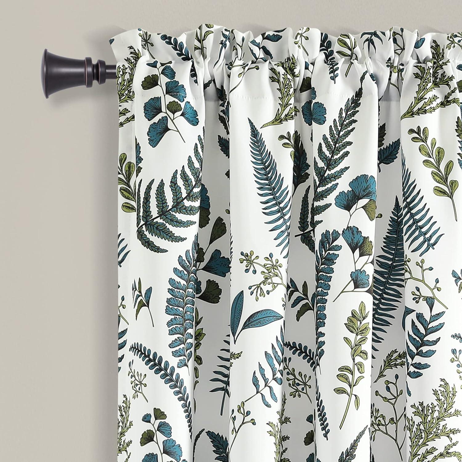 Devonia Polyester Room Darkening Curtain Pair (Set of 2)