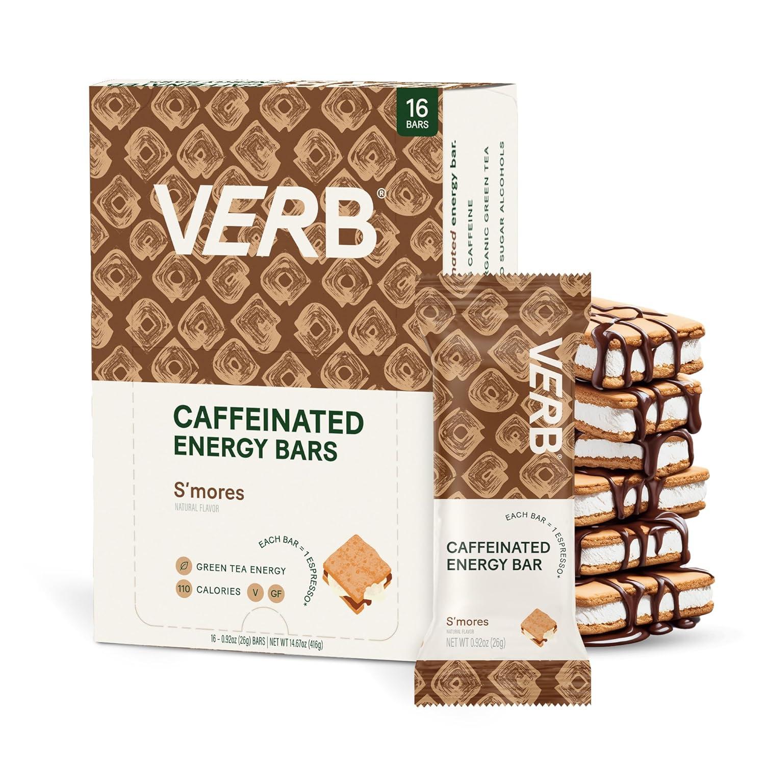 Verb S'mores Vegan Gluten-Free Caffeinated Energy Bars