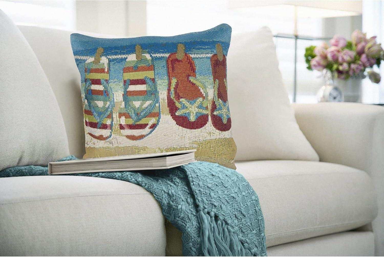 Liora Manne Marina No Decorative Addition Indoor/Outdoor Throw Pillow