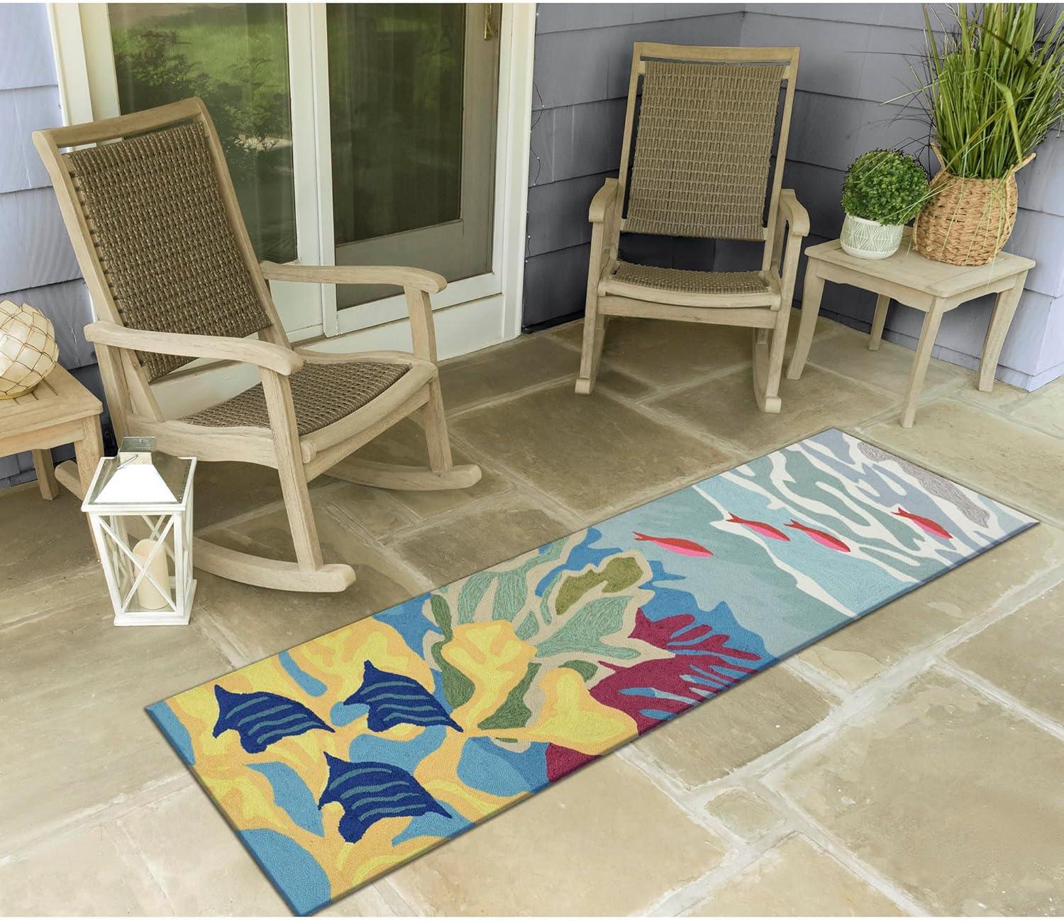 Liora Manne Ravella Coastal Indoor/Outdoor Rug..