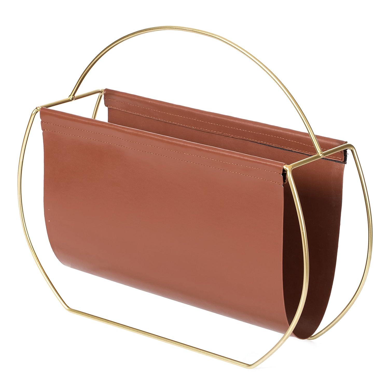 Mercer41 Baesmarc Metal Free Standing Magazine Rack