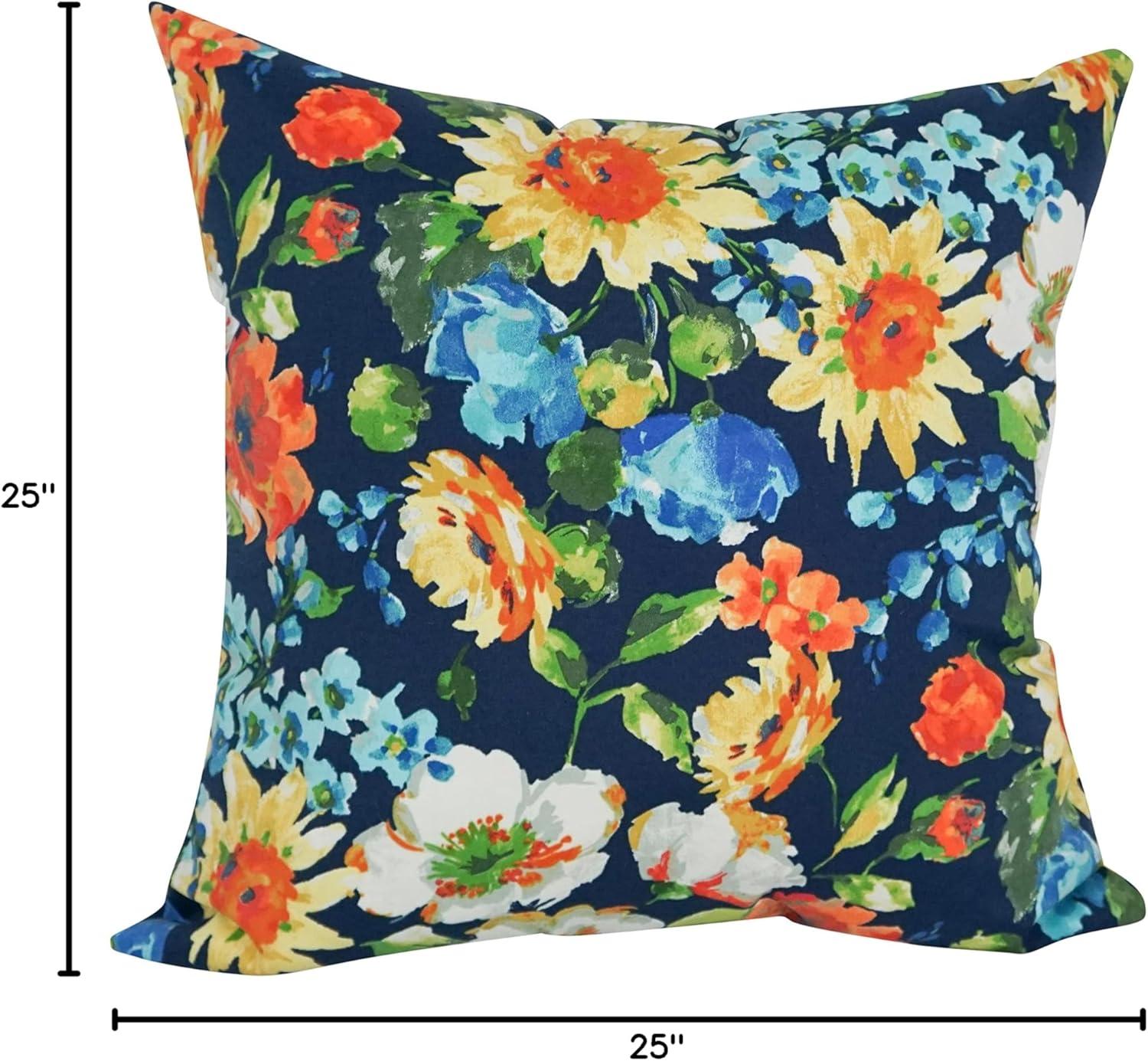 Outdoor Patterned Spun Polyester 25-inch Jumbo Throw Pillows (Set of 2) 9913-S2-REO-59