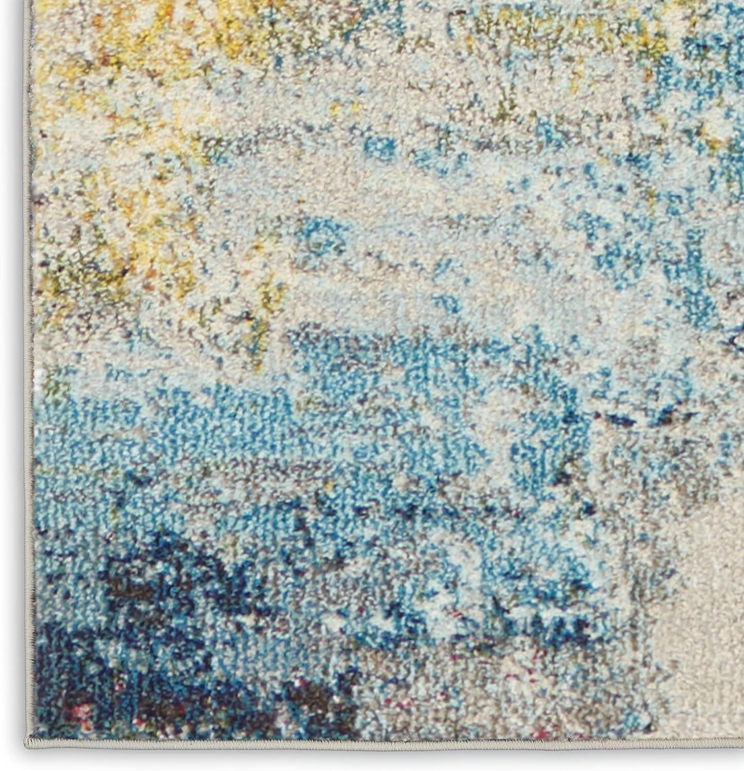 Nourison Celestial CES02 Sealife Indoor Area Rug 3'11" x 5'11"