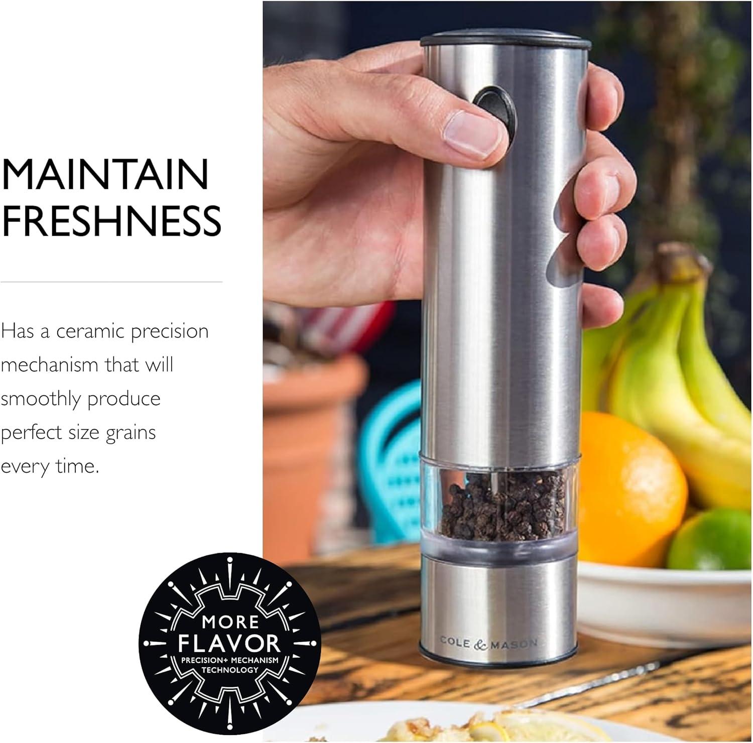 Cole & Mason Cole & Mason Battersea Electric Salt And Pepper Grinder Set
