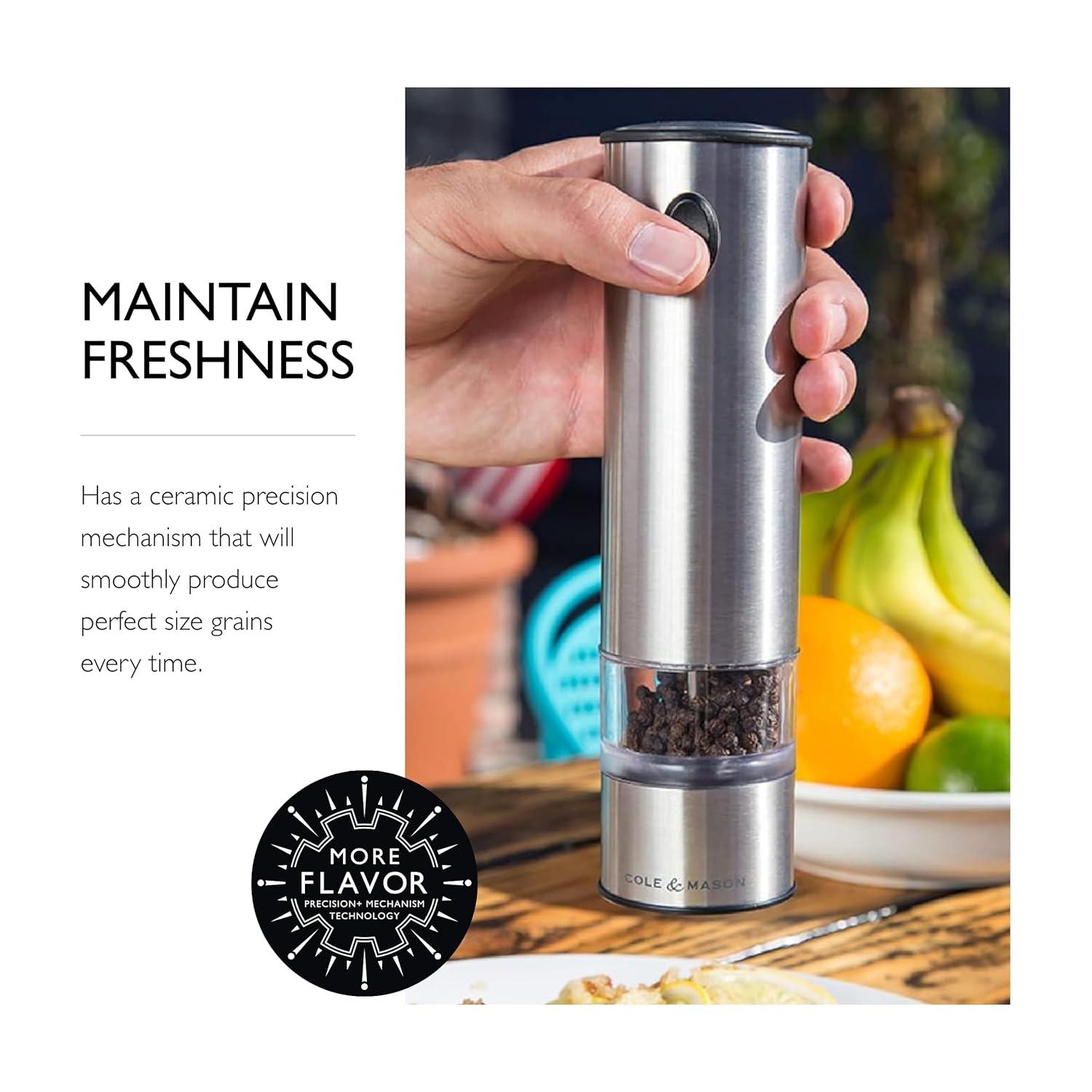 Cole & Mason Cole & Mason Battersea Electric Salt And Pepper Grinder Set