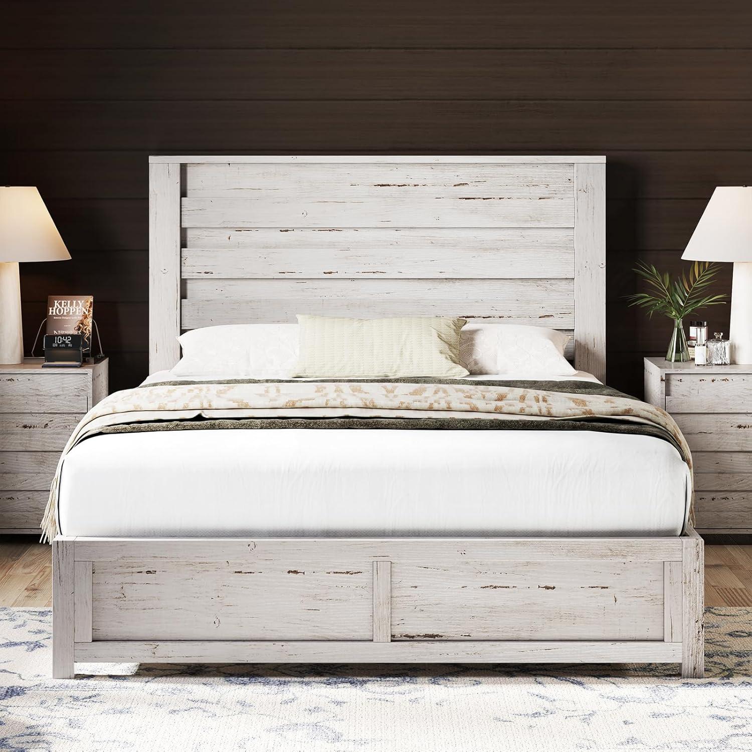 Louby 49" Farmhouse Platform Bed