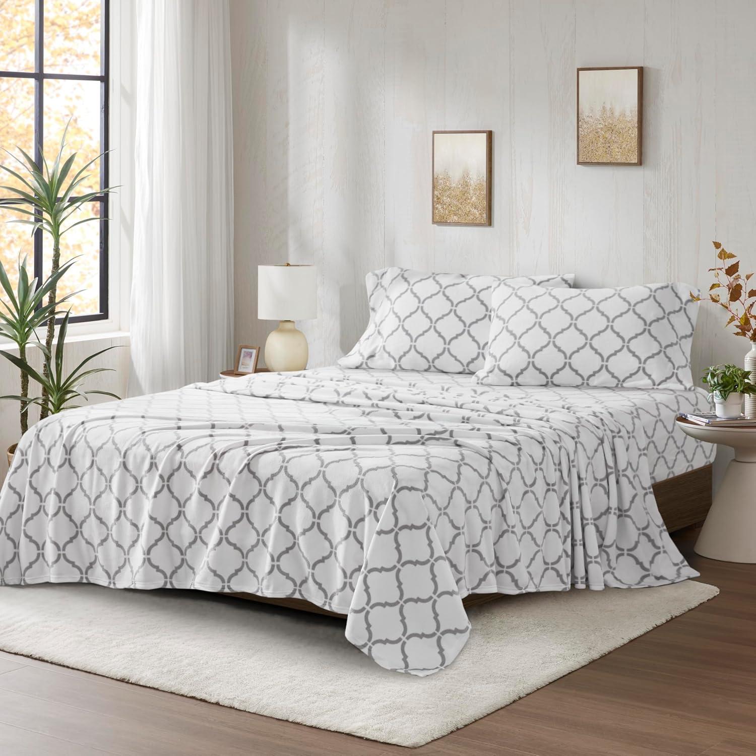 Madison Park Micro Fleece Sheet Set