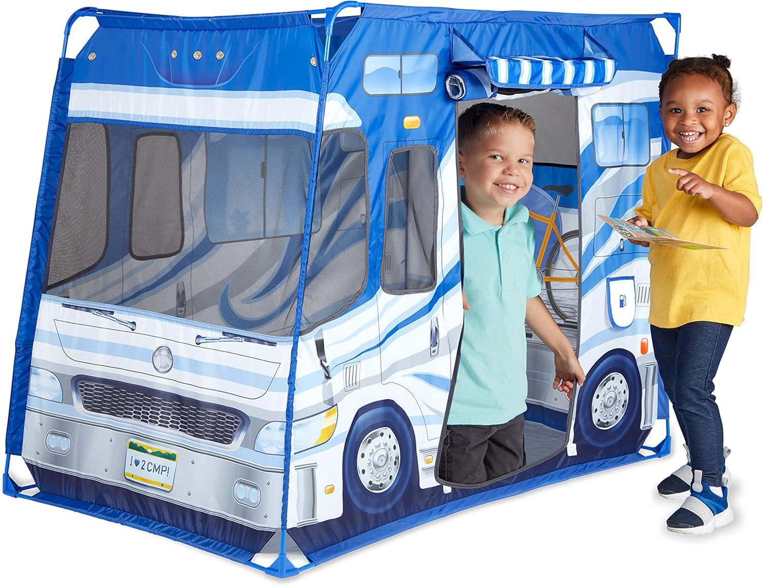 Melissa & Doug Let's Explore Camper Tent Play Set