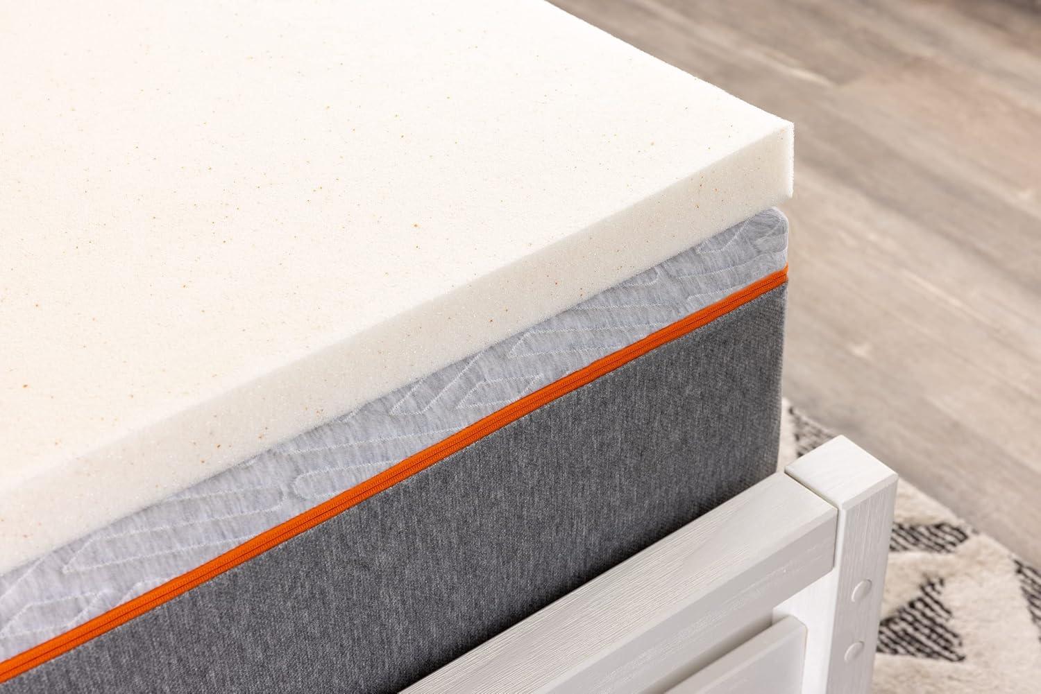 Craft & Trade CopperGel Cooling, Pressure-Relieving Memory Foam Mattress Topper, 2 Inch