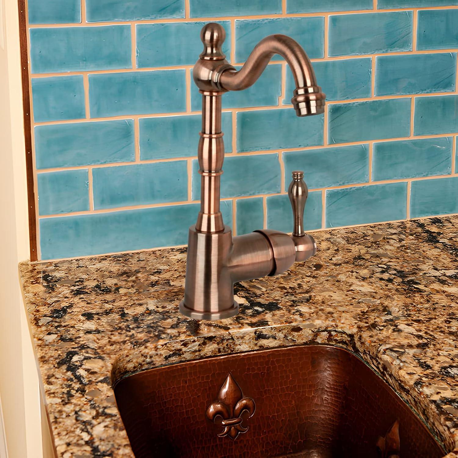 One-Handle Widespread Kitchen Bar Faucet