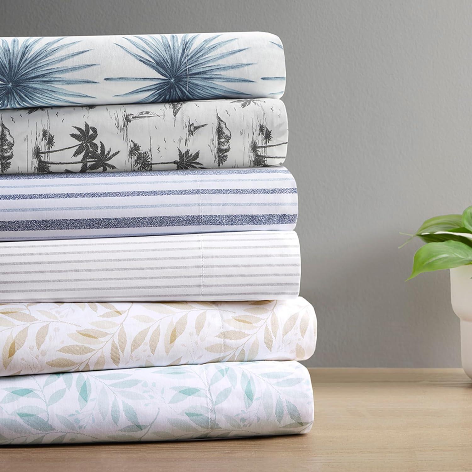 Madison Park Essentials 200 Thread Count Printed Cotton 200 Thread Count Printed 100% Cotton Sheet Set