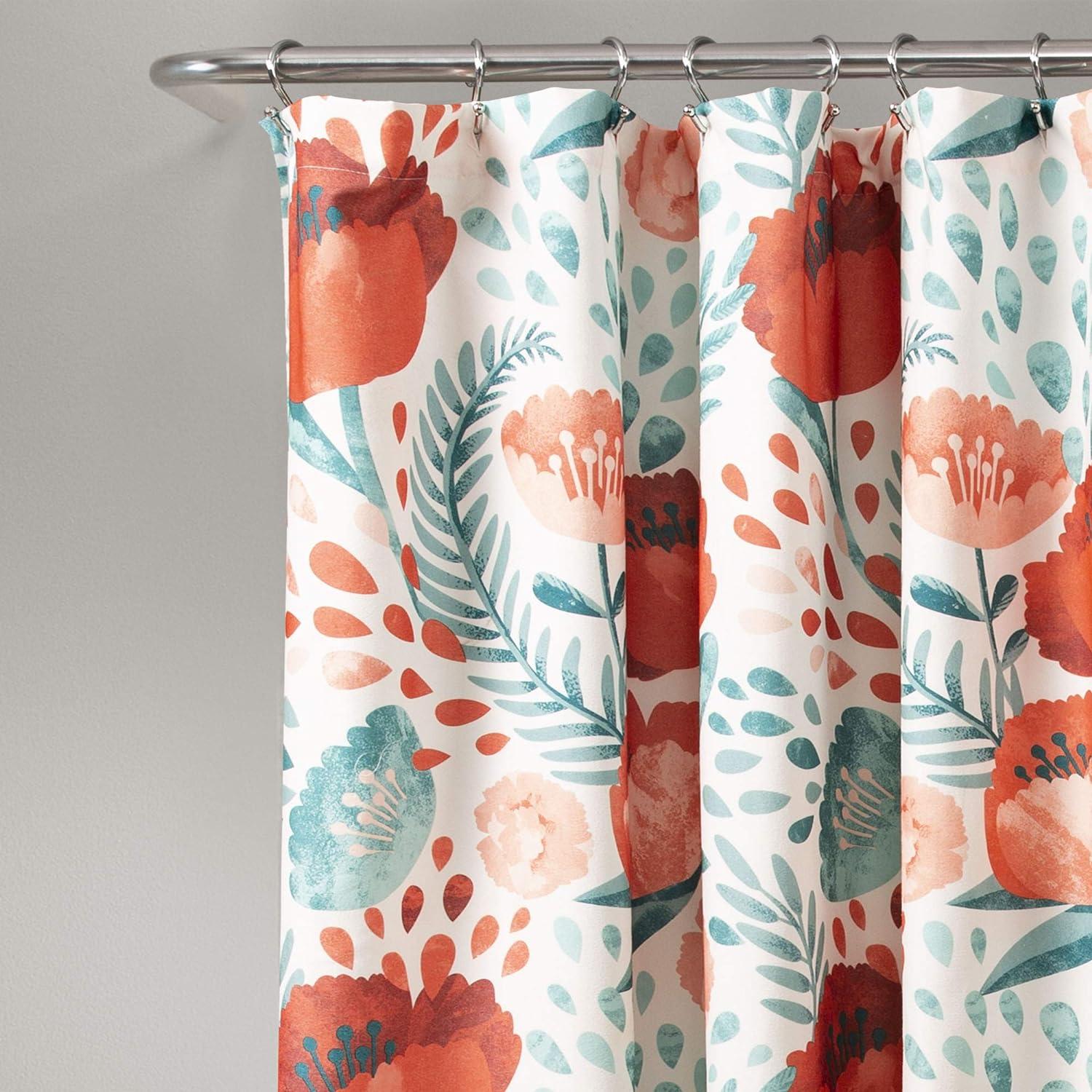 Poppy Garden Shower Curtain - Lush Décor