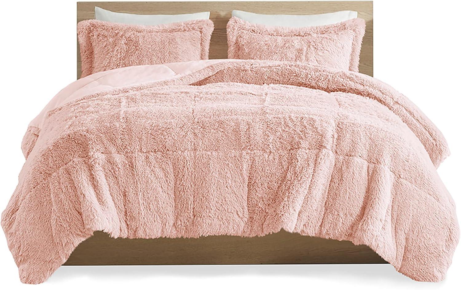 Malea Shaggy Faux Fur Comforter Mini Set