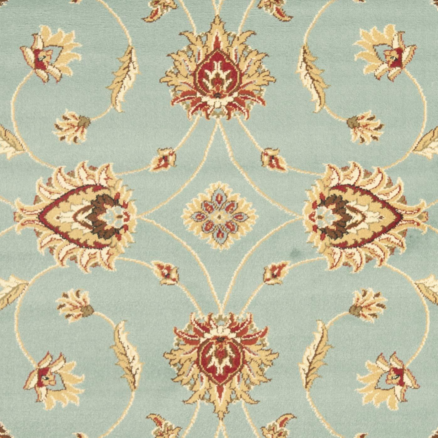 Lyndhurst LNH553 Power Loomed Area Rug - Blue/Ivory - 6'7"x9'6" - Safavieh