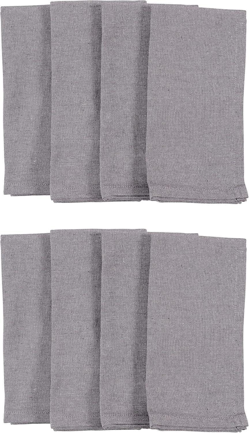 KAF Home Overbrook Chambray Napkins Set of 8