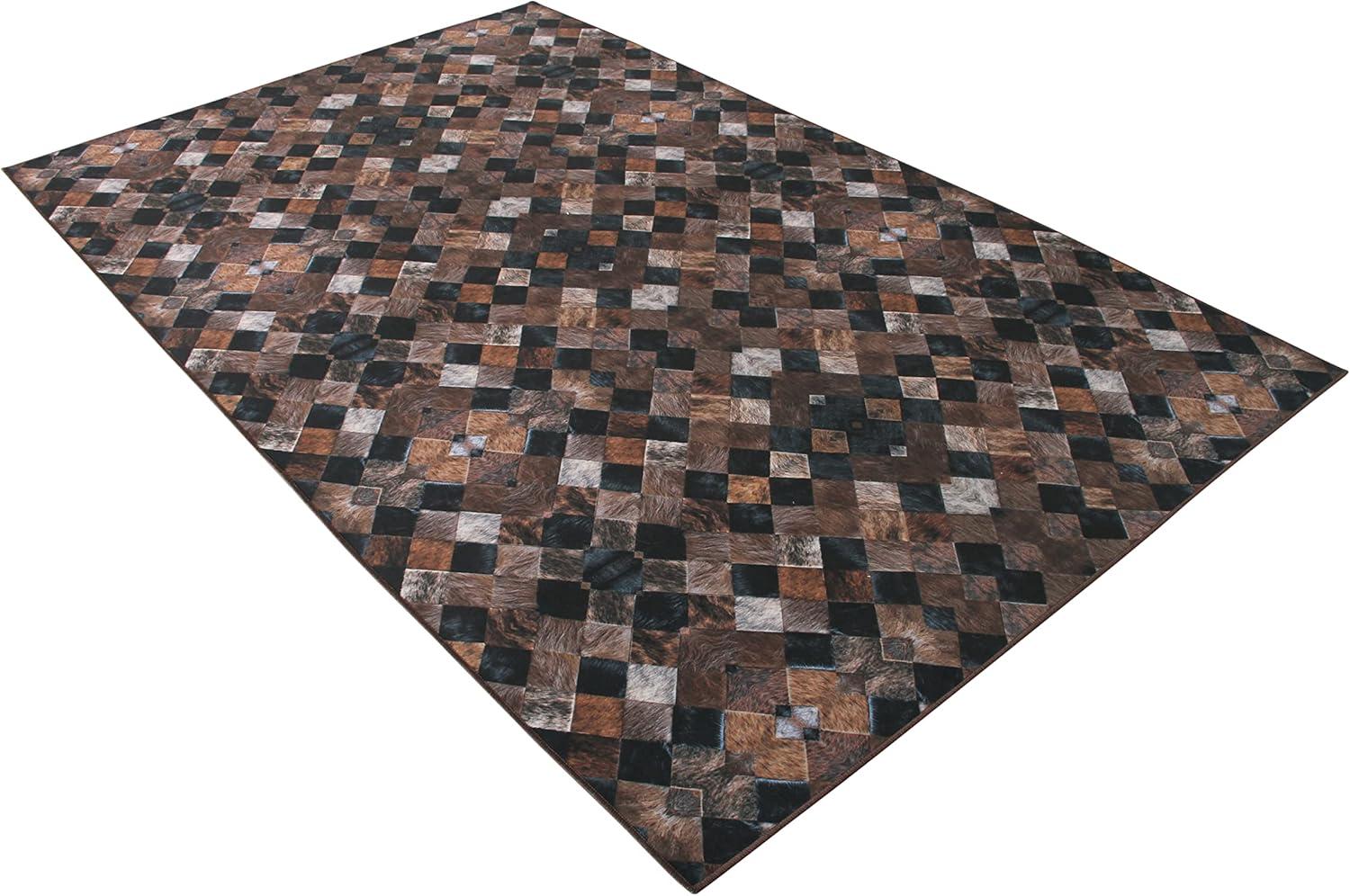 Heirloom Frescoes Black Area Rug