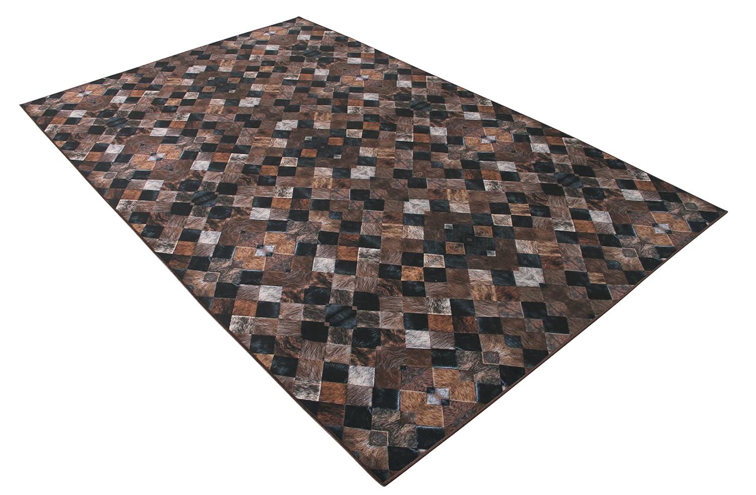 Walk On Me Heirloom Frescoes Black Area Rug