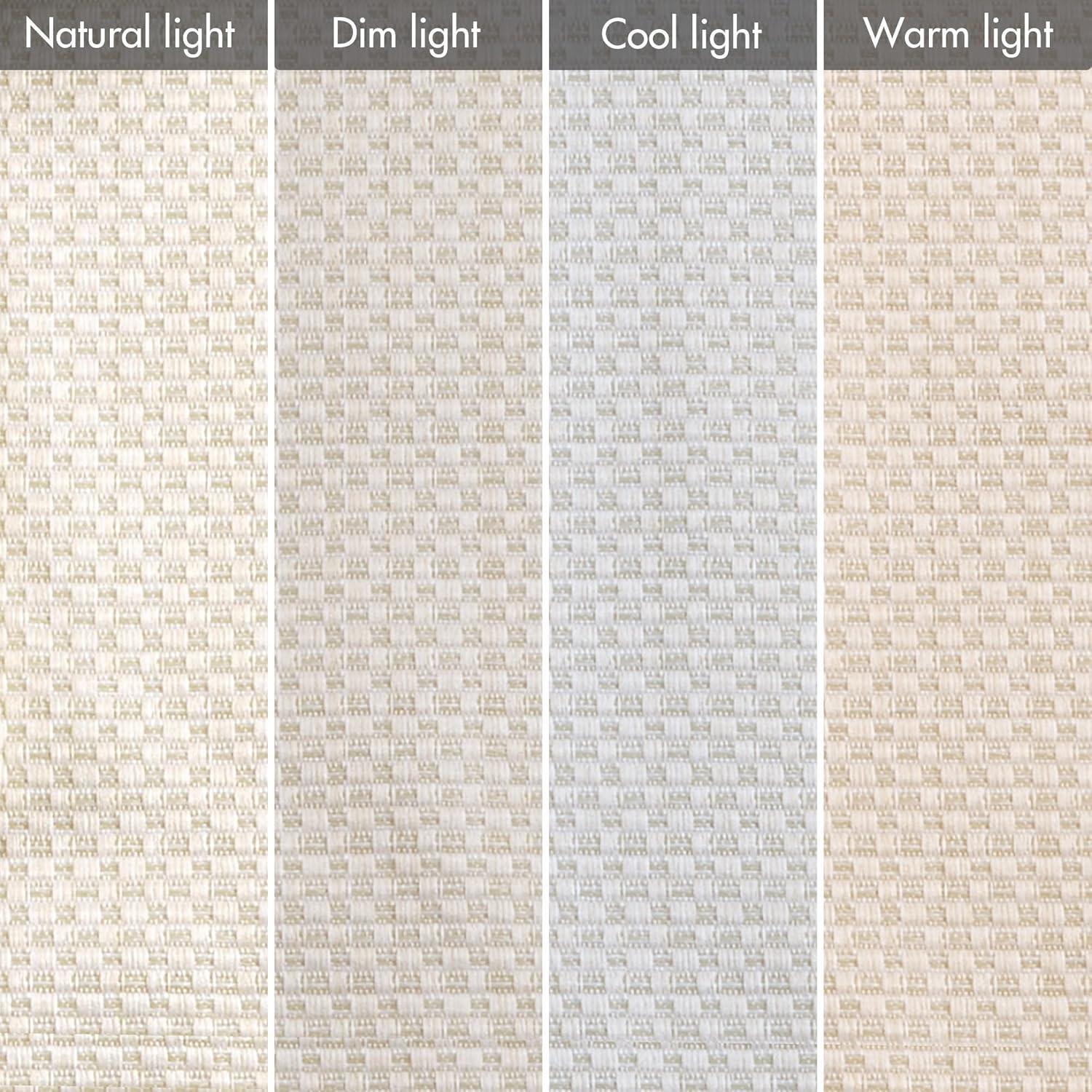 Galen Basketweave Cordless Room Darkening Single Roman Shade