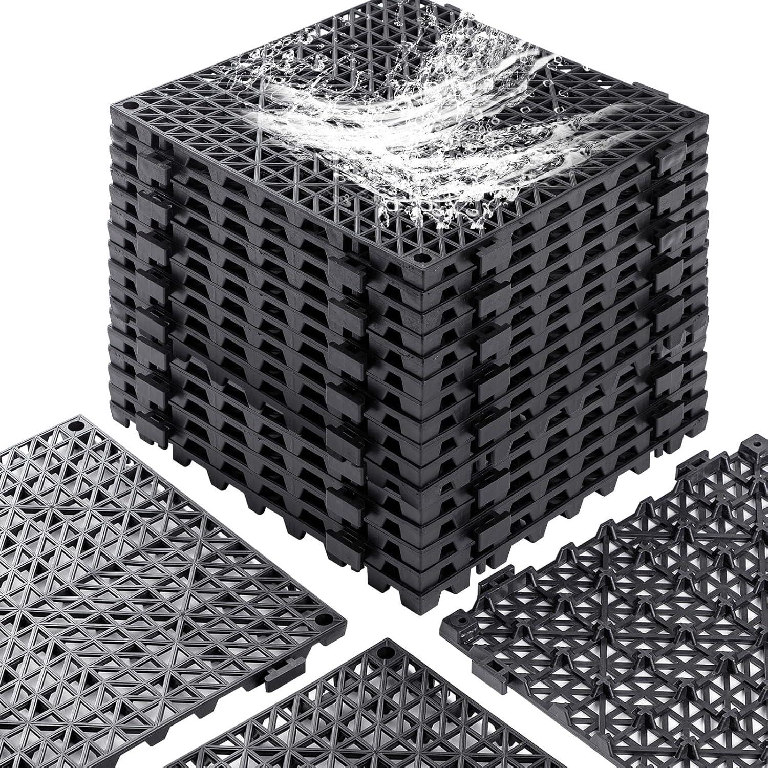 VEVOR 12" x 12" Outdoor Deck Tiles (Set of 12)