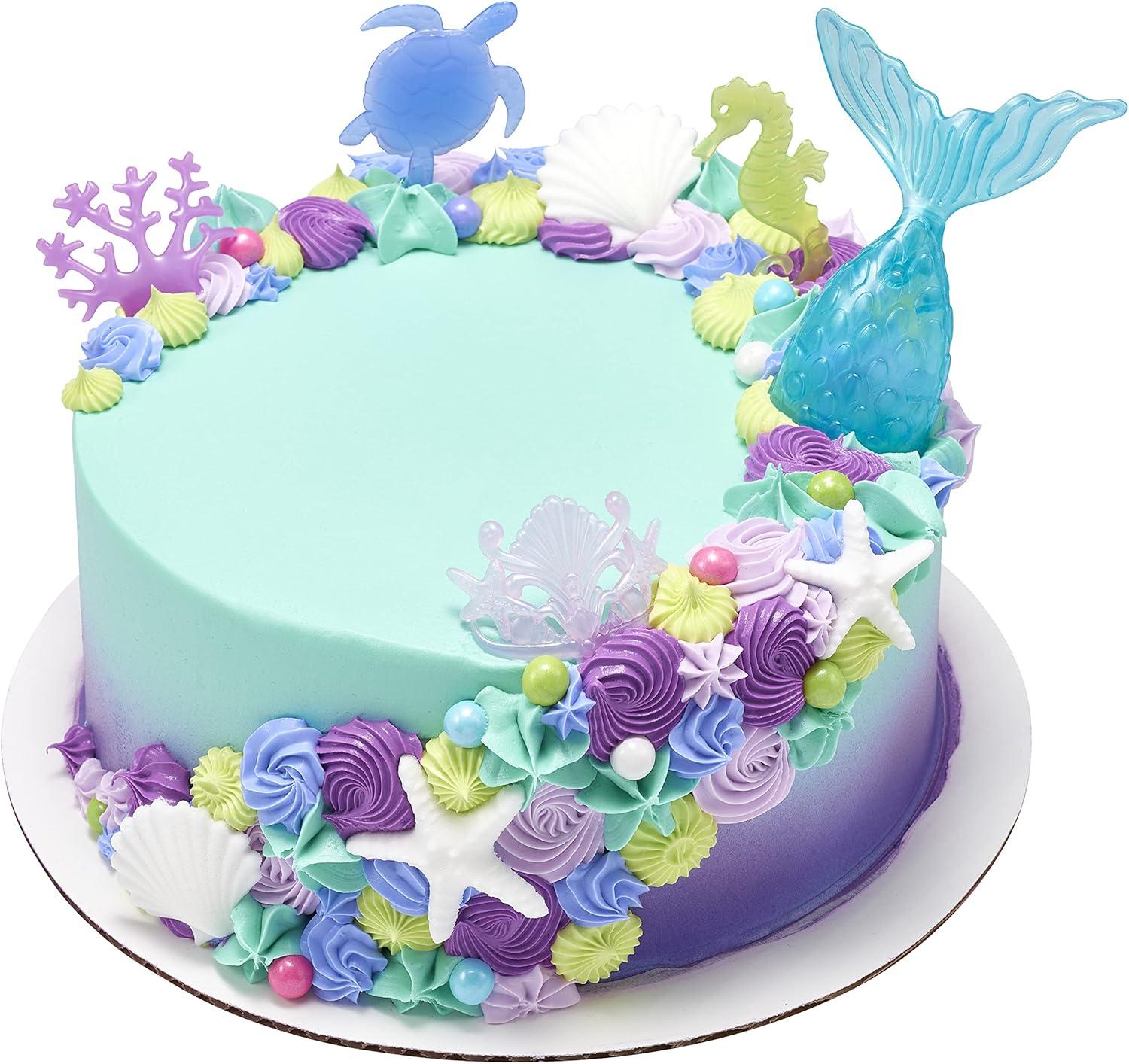 DecoPac Mystical Mermaid DecoSet Cake Topper, 1 SET, Mulitple