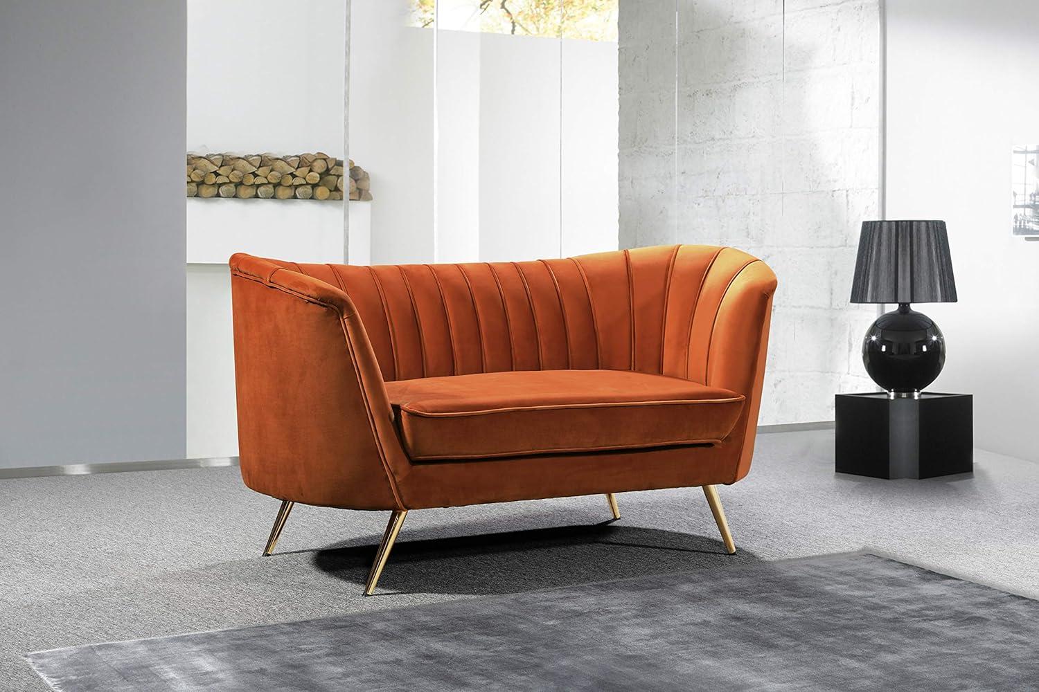 Maykoosh Retro Revival Velvet Loveseat