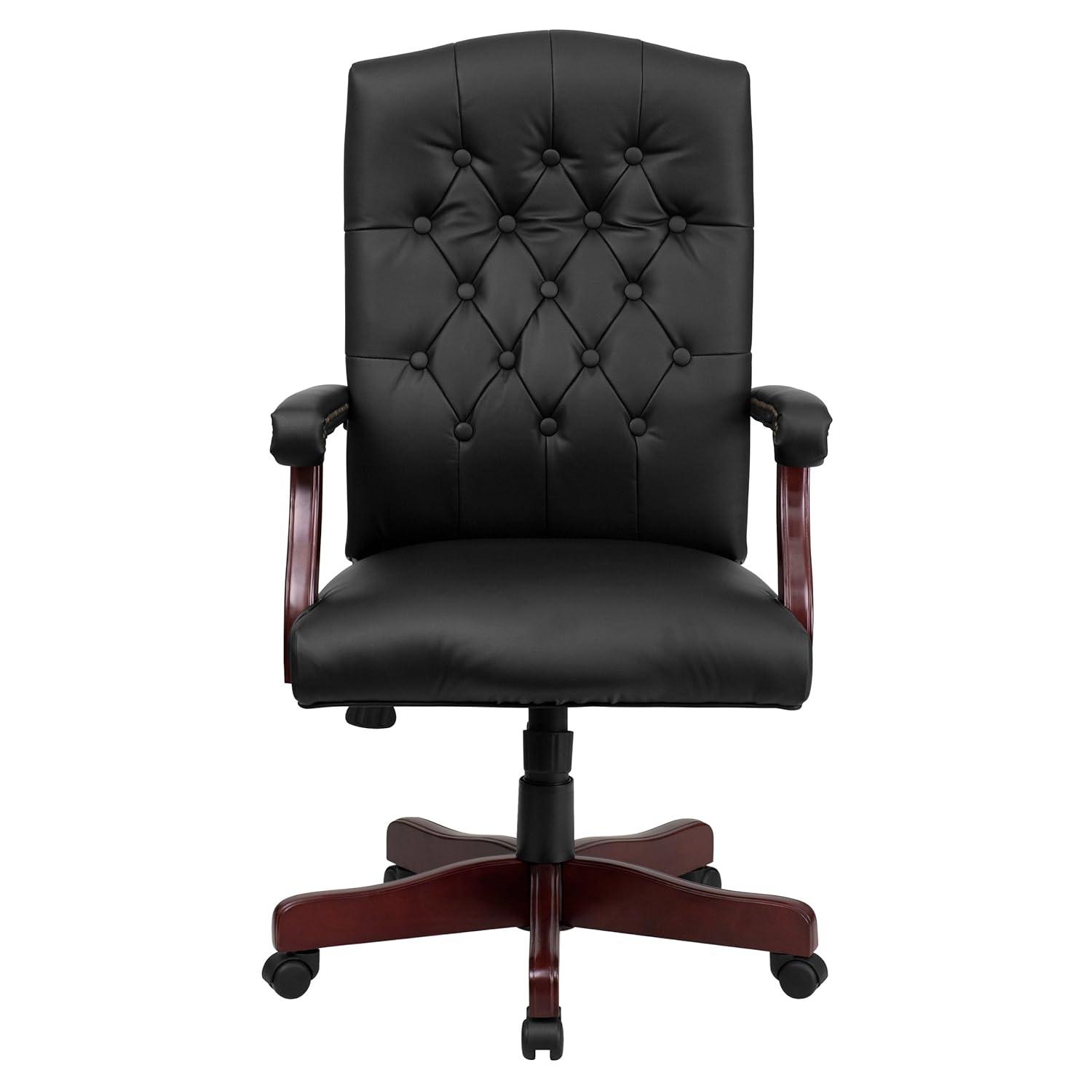 Flash Furniture Executive Swivel Office Chair with Arms