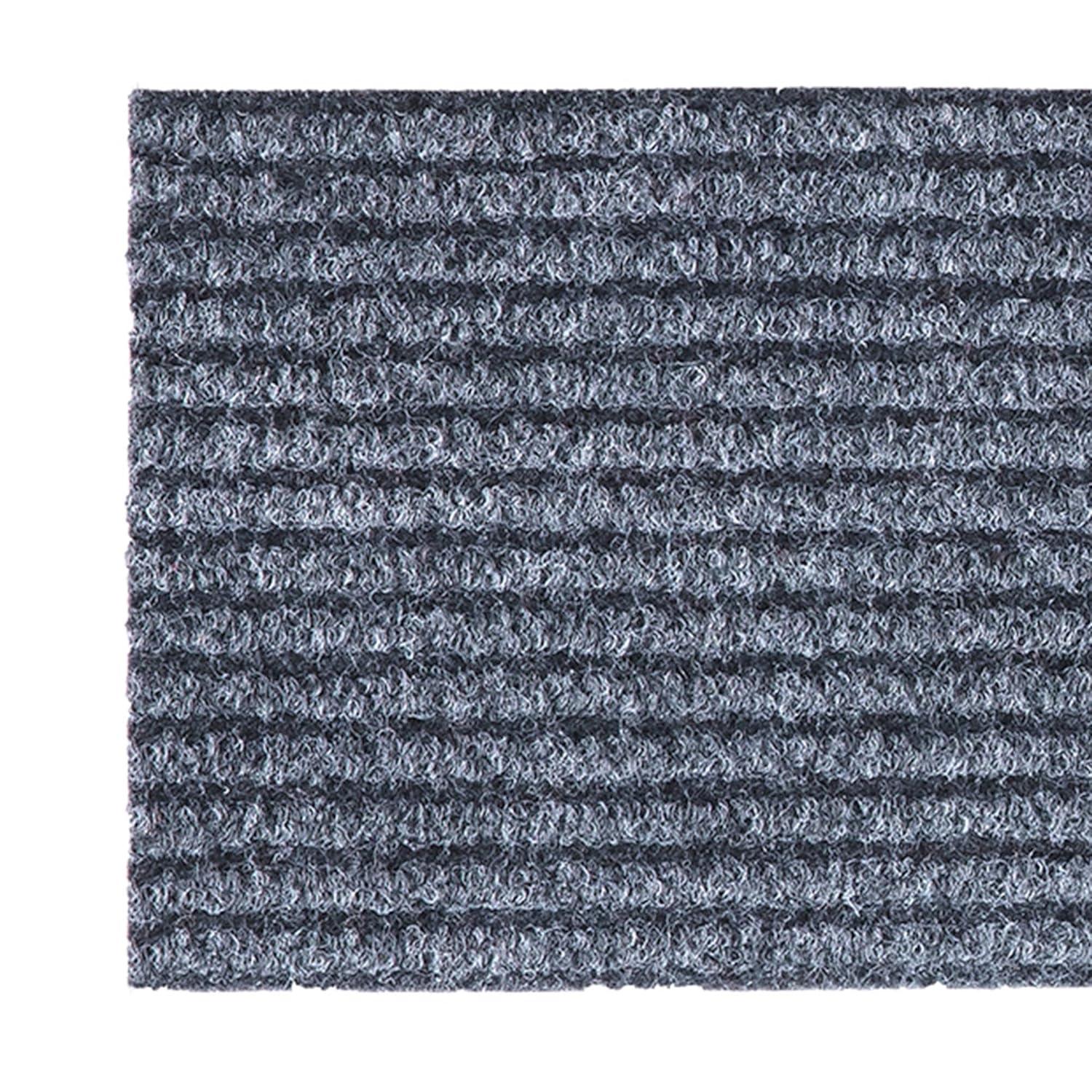 Lifesaver Non-Slip Rubberback Ribbed Design Indoor/Outdoor Stair Treads