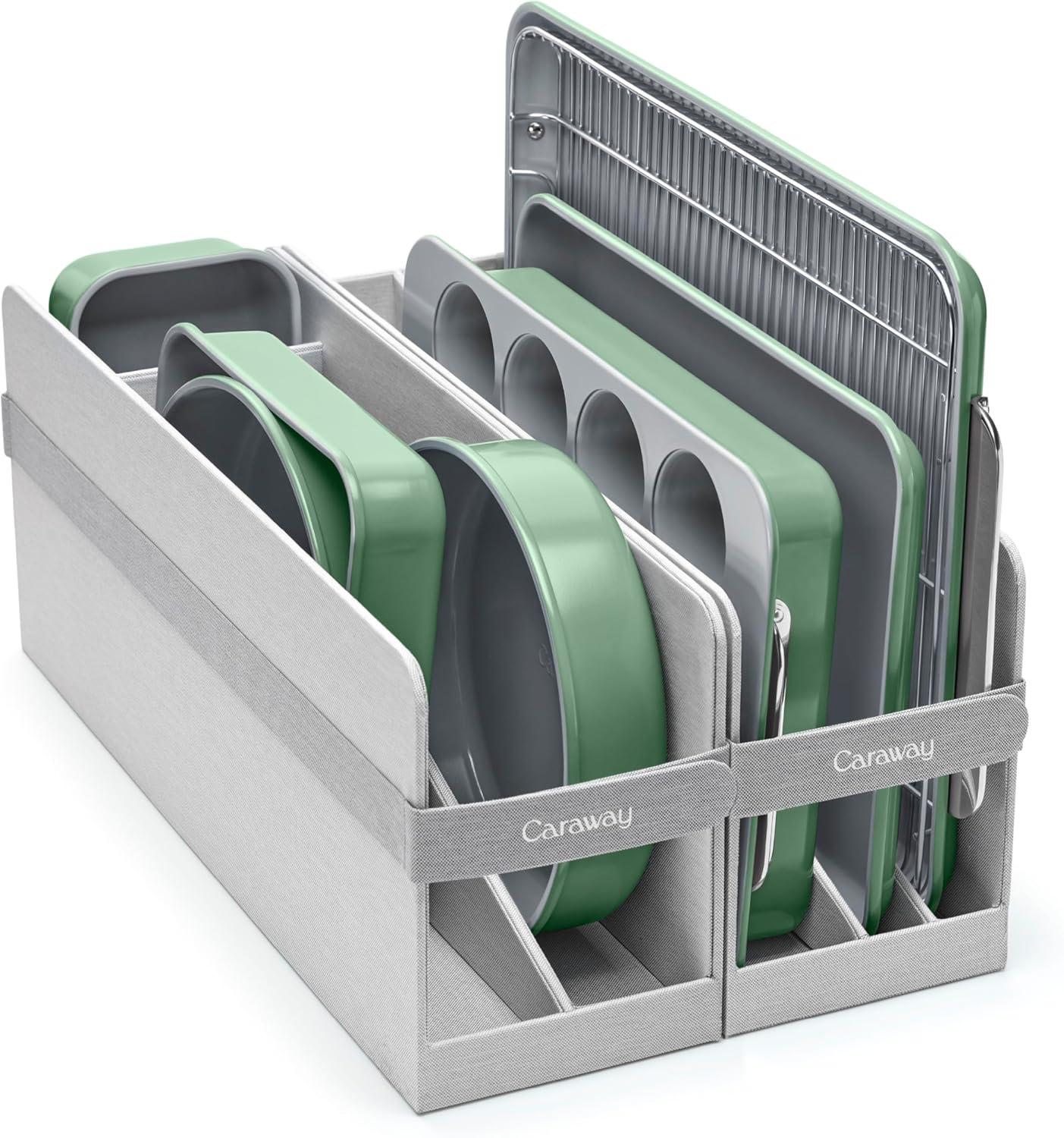 Sage Green Non-Stick Ceramic 11-Piece Bakeware Set