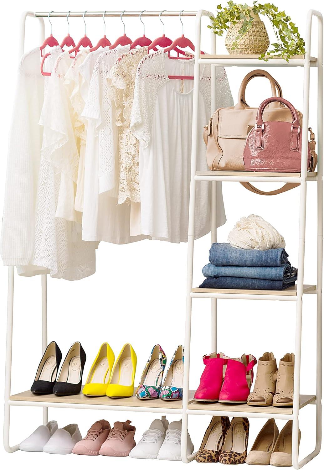 39.8'' Manufactured Wood Clothing Rack