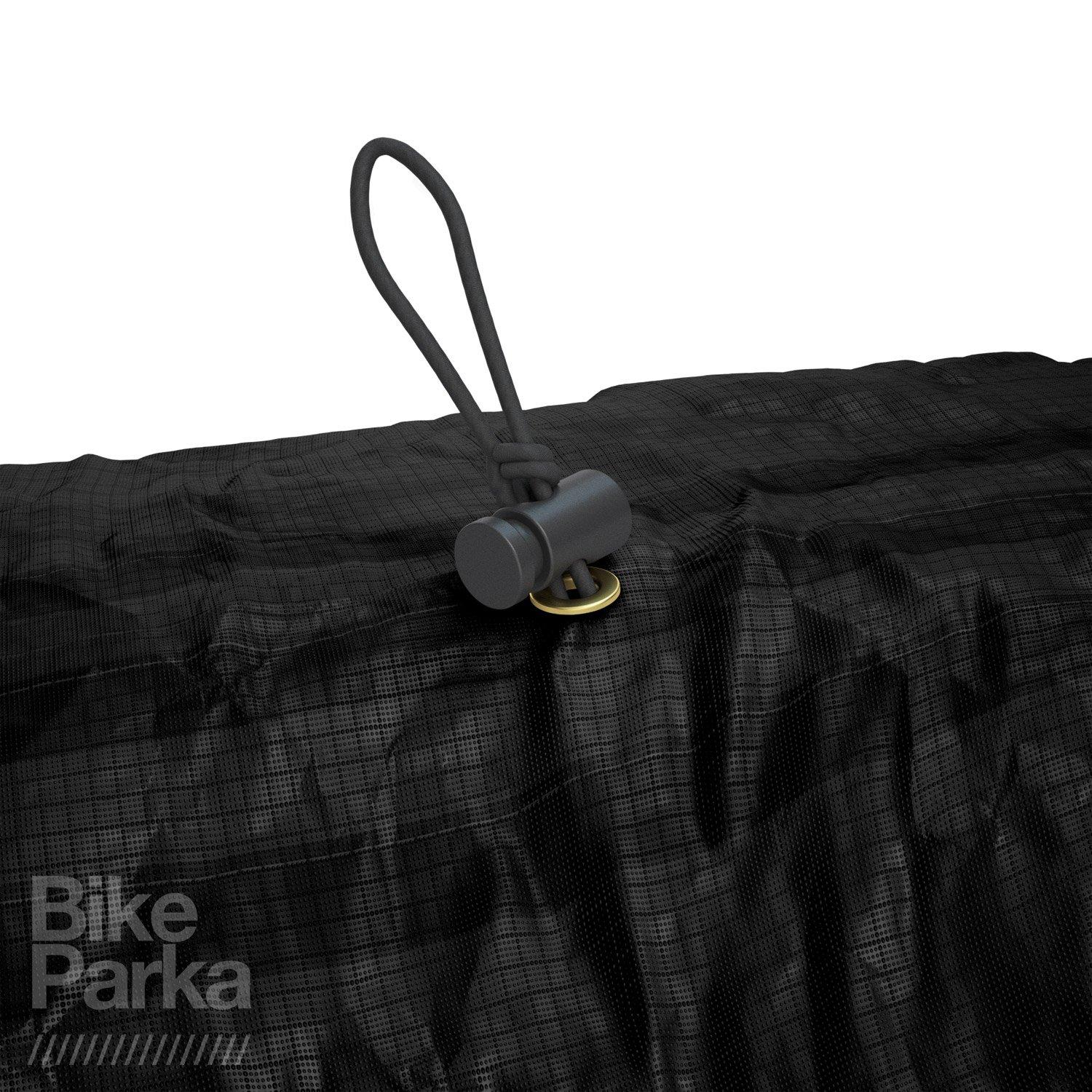 BikeParka Bike Covers Stash Durable Very Tough Fabric Fits handlebars up to 65cm