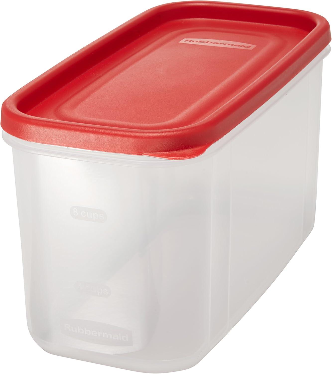 Rubbermaid Modular Canister Food Storage Container with Lid, 10 Cup