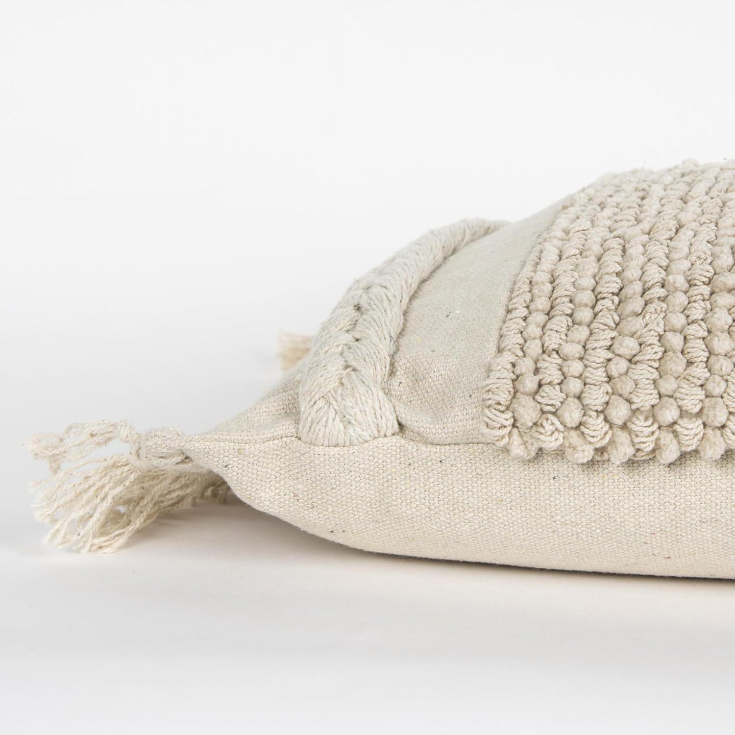 Rizzy Home Fringed Throw Pillow
