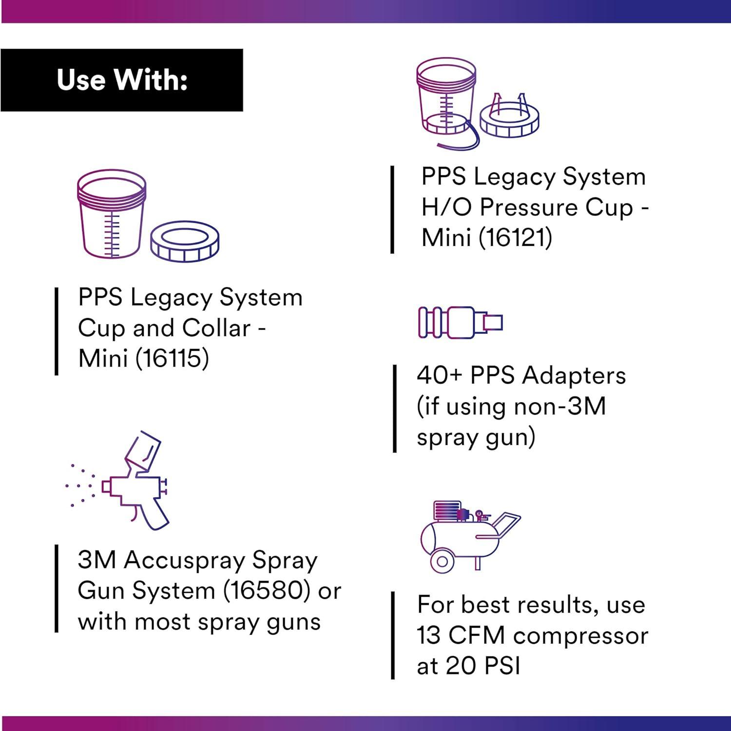 3M PPS 3 fl oz Clear Plastic Cup Lid Assembly