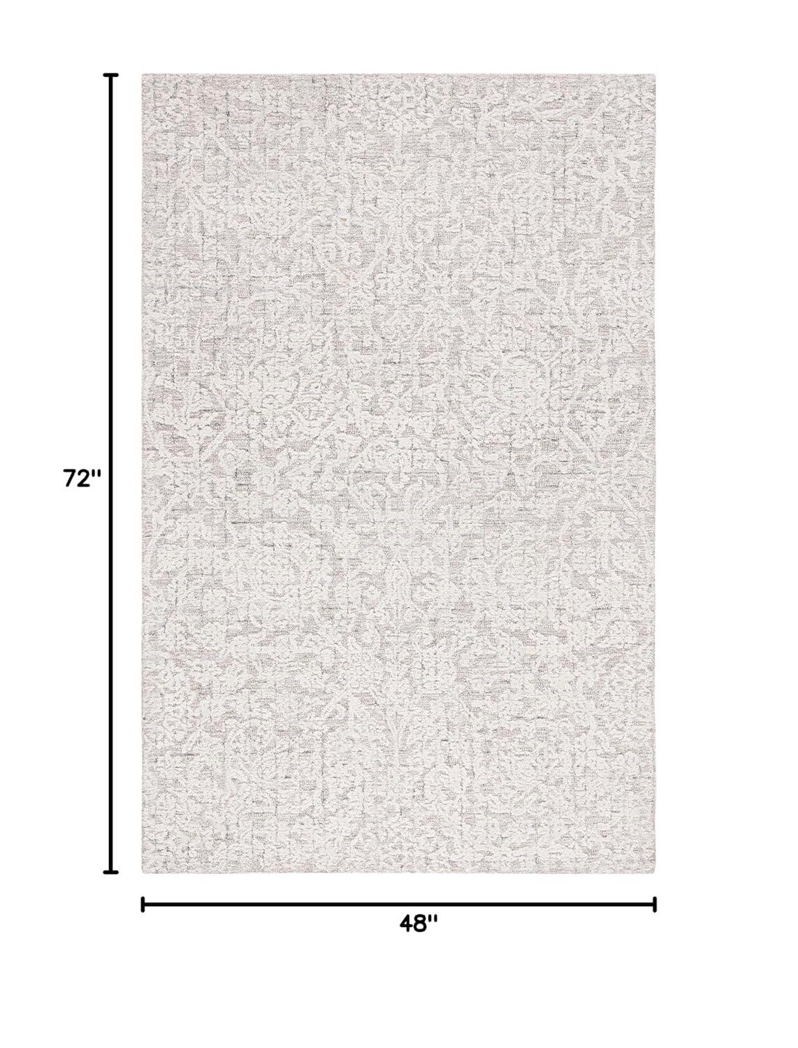 Safavieh Floral Hand Tufted 60% Wool, 20% Viscose, And 20% Cotton Floral Rug