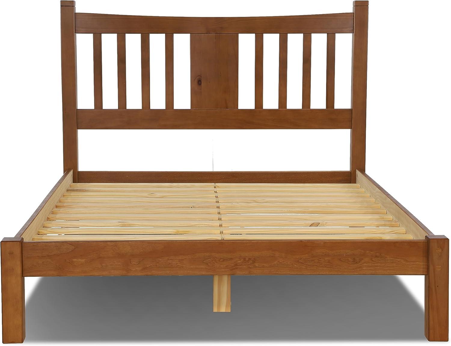 Shaker Solid Wood Slat Bed