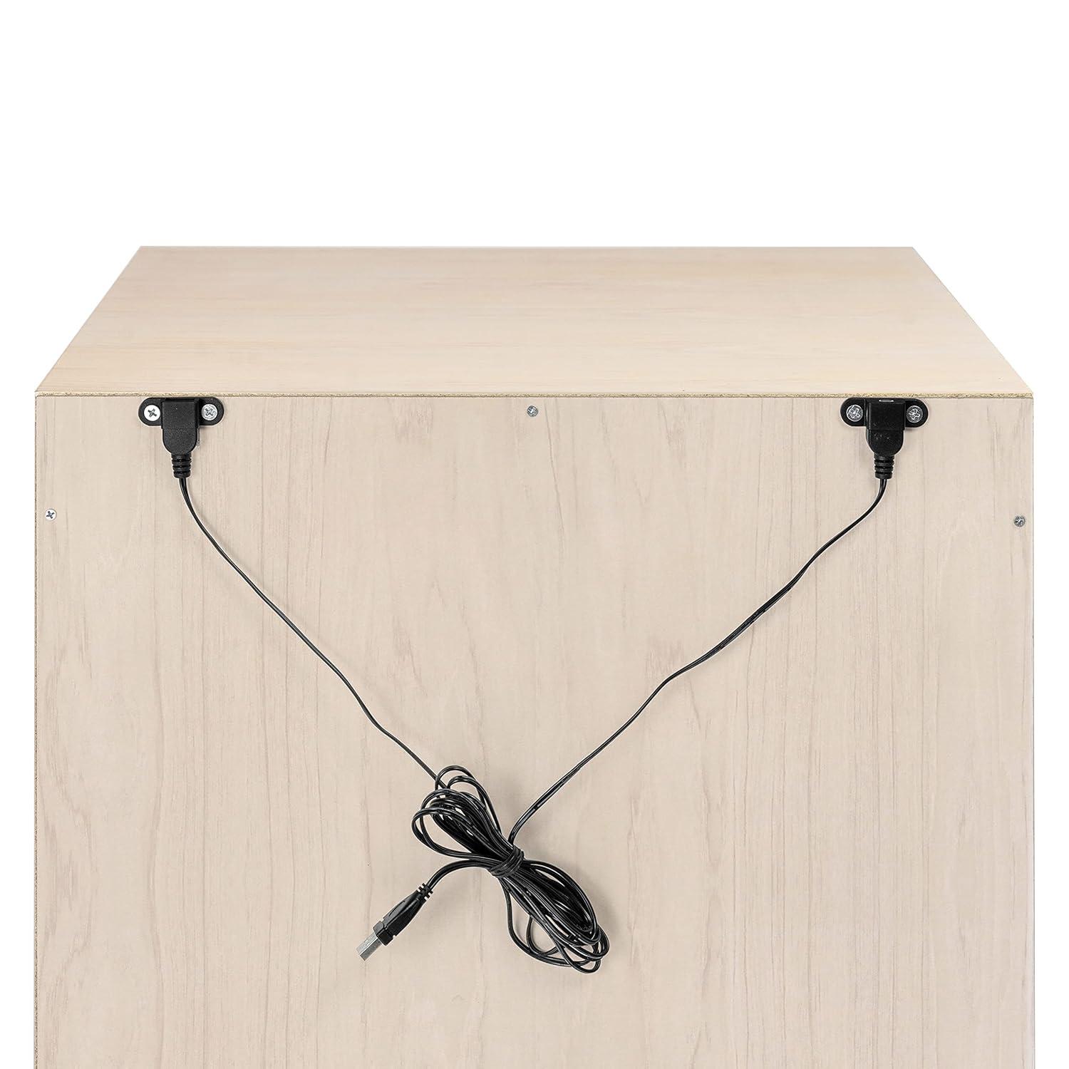 Hudson 1-Drawer Nightstand with USB Port